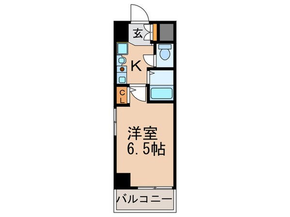 エスリード南森町駅前（201）の物件間取画像